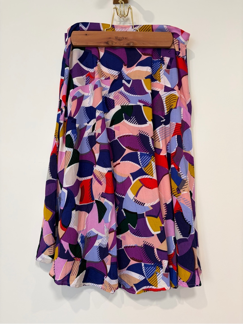 Anthropologie Maeve Multi-Color Abstract Ava Skirt